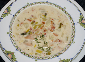 A picture of JON’S  CLAM CHOWDER.
