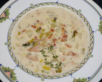 Fresh, Making Recipe JONS  CLAM CHOWDER Delicious and Healthy