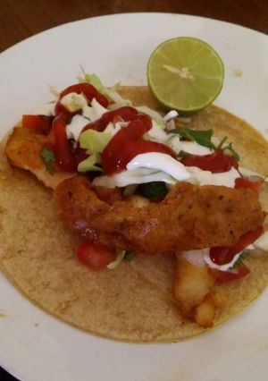 Una foto de Tacos de pescado! Estilo B,C,S