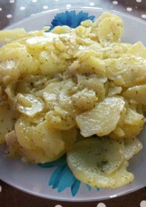 Una foto de Patatas panaderas para guarnición en Thermomix