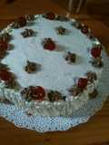Torta con musse de chocolate