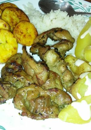 Una foto de Mollejas asadas