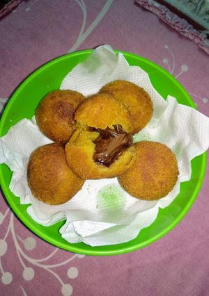 Foto resep Bola ubi coklat lumer gluten free