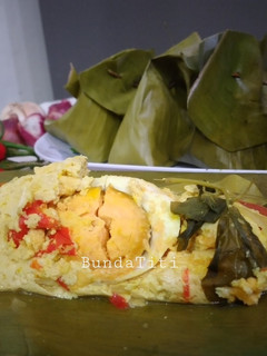 Foto resep 523.Pepes Tahu Telur Asin