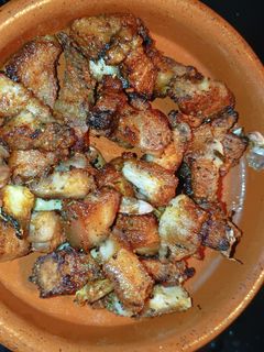 Una foto de Chicharrón en freidora de aire
