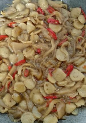 Foto resep Jamur Tumis + Baso Ala Enyot