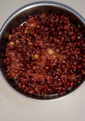 A picture of Sprouted Chana Chaat.