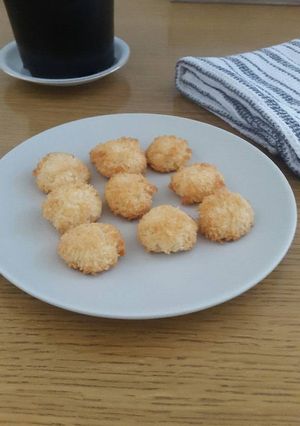 Foto resep Kokosmakronen (coconut macaroon)