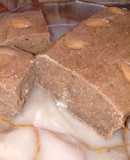 Budín de avena, chocolate y banana. Fit