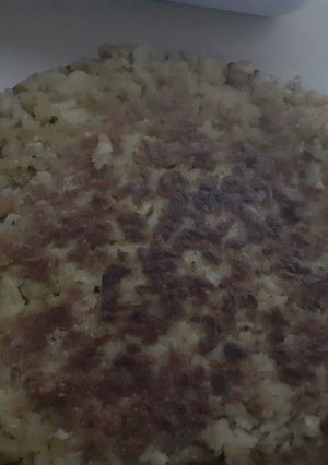 Una foto de Tortilla de fideos o arroz