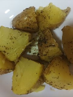 Una foto de Patatas cocidas en microondas🥔😋