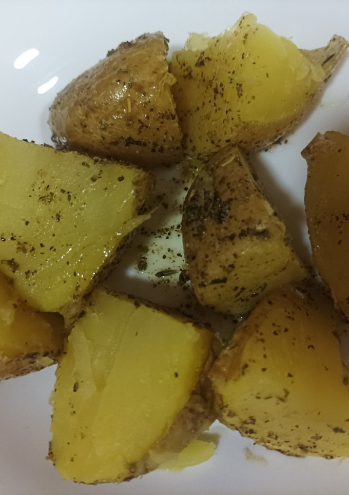 Una foto de Patatas cocidas en microondas🥔😋