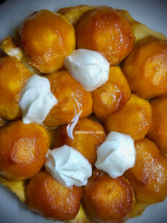 Foto principal de Tarta Tatin 🇫🇷 de Melocotones🍑 Especiados 🧂👈🏻😋
