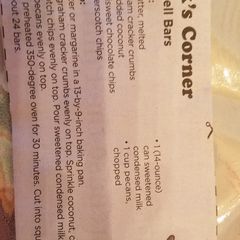 A picture of Jingle Bell Bars.