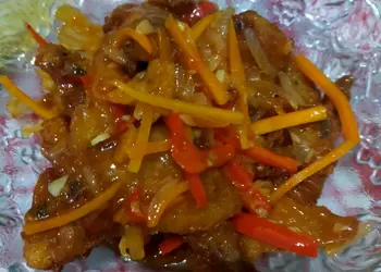 Resep Populer Ayam Goreng Saos Pedas Manis Sedap Nikmat