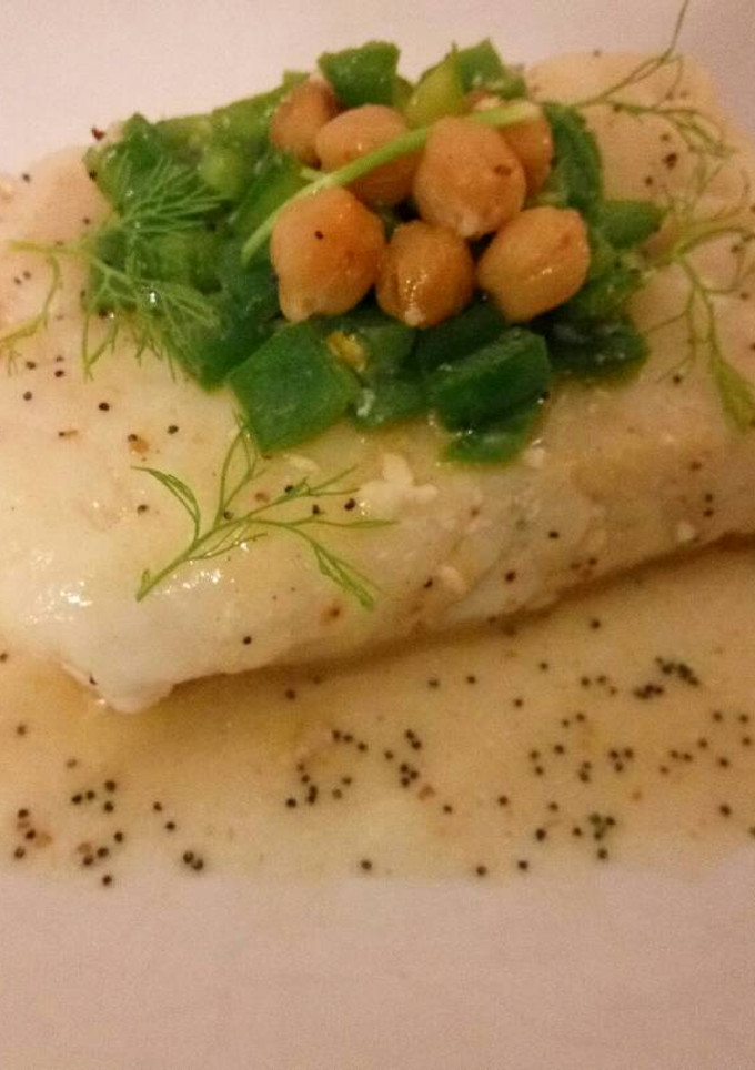 Una foto de 🐟Merluza al "Oporto Blanco"