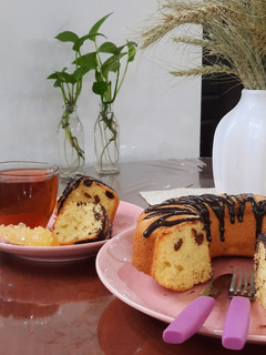 عکسی از دستور کیک کشمشی
