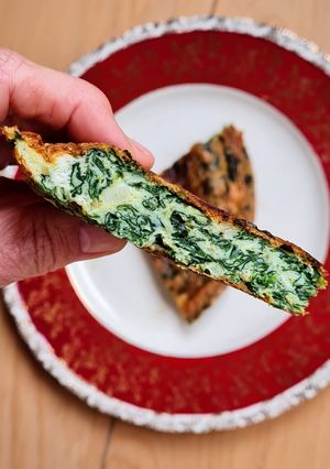 Una foto de Tortilla de espinaca 💪🏽⚓