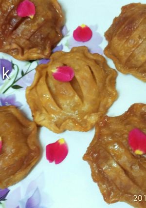 A picture of Coconut Double layered Gujiya.