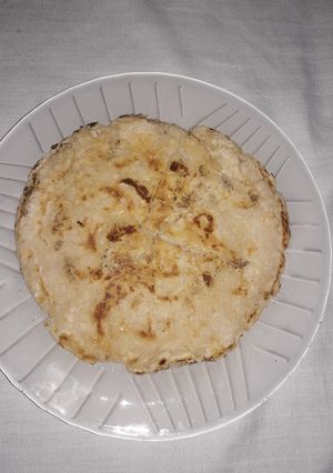 Una foto de Mbeju comida típica de mi país Paraguay parecido al panqueque