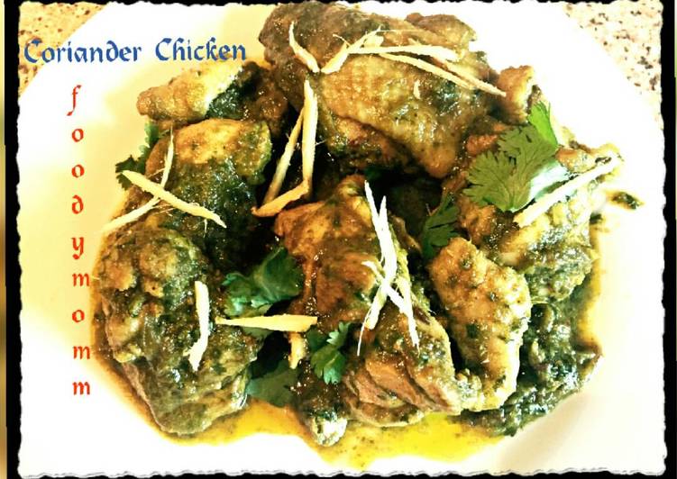 Recipe of Favorite Jungli Chicken | Coriander Chicken - Dhania Chicken