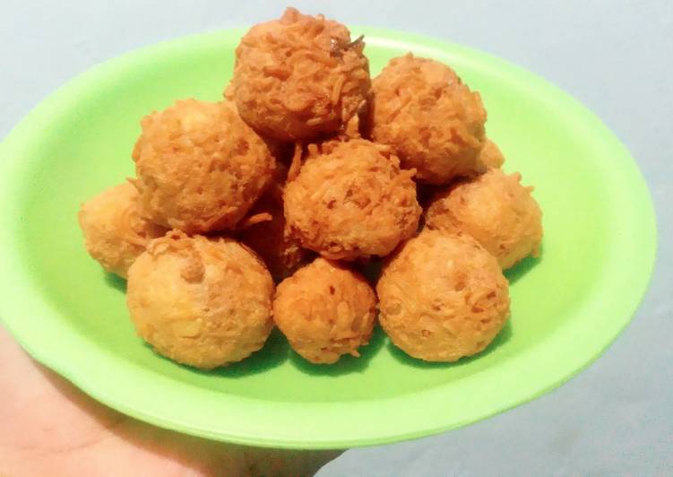 Bola-bola tahu rambutan