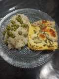 Filete de merluza gratinado