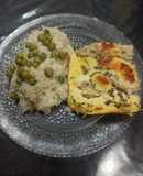 Filete de merluza gratinado