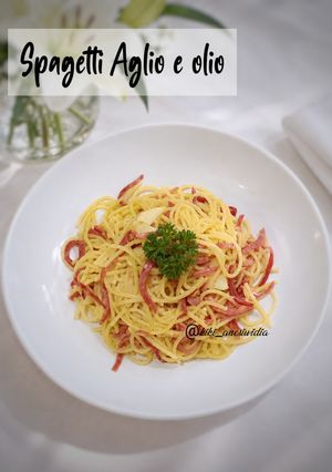 Foto resep Spaghetti Aglio e olio