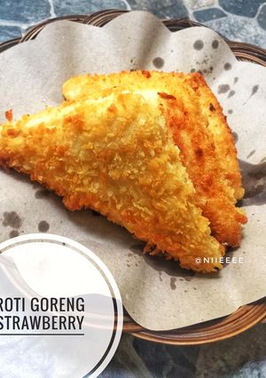 Foto resep Roti Goreng Strawberry 🍓