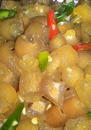Foto resep Kikil saos tiram pedas