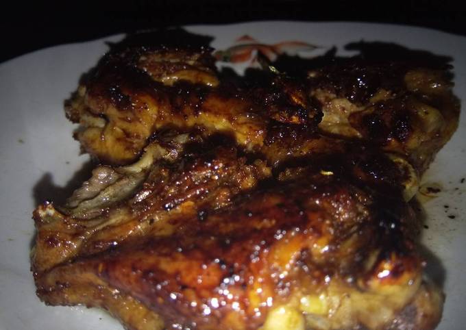 Ayam bakar simple pan