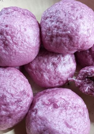 Foto resep Bakpao Ubi Ungu Tanpa Telur