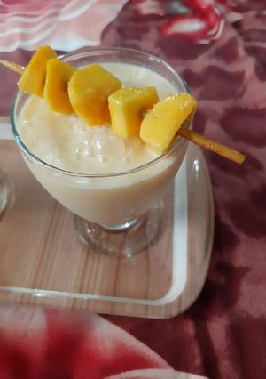A picture of Mango shake.
