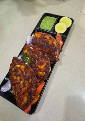 A picture of Surmai fish fry.
