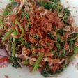 Bayam tauge masak urap