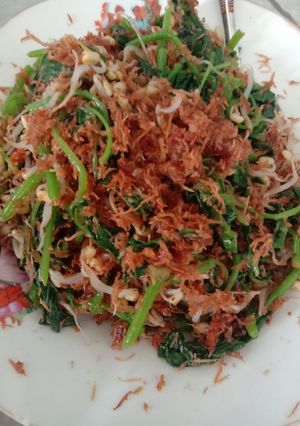 Foto resep Bayam tauge masak urap