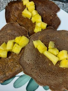 Una foto de Tortitas con piña 🍍