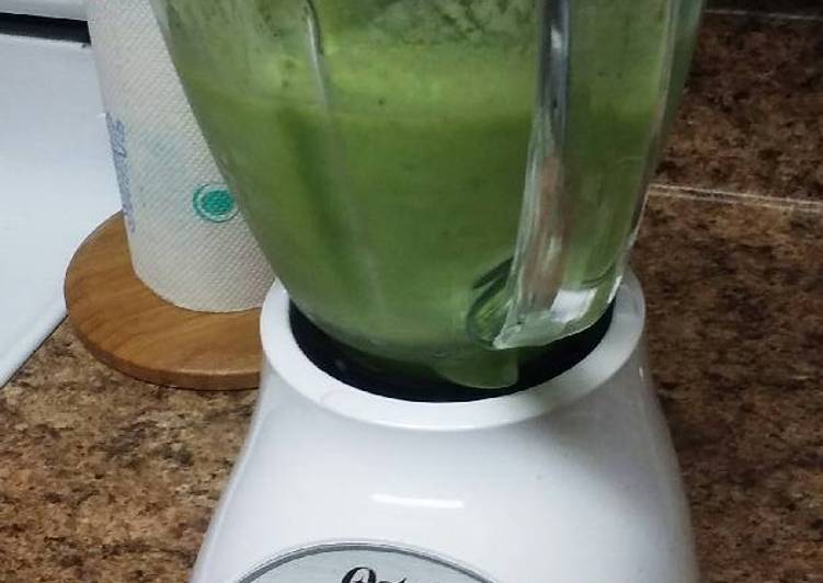 Recipe of Quick Tropical Green Smoothie