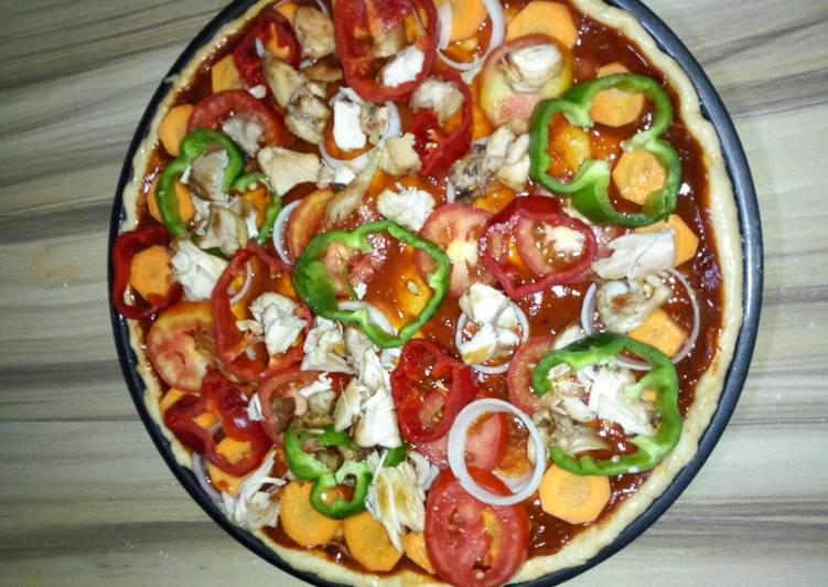 Step-by-Step Guide to Prepare Favorite My special cheeseless pizza