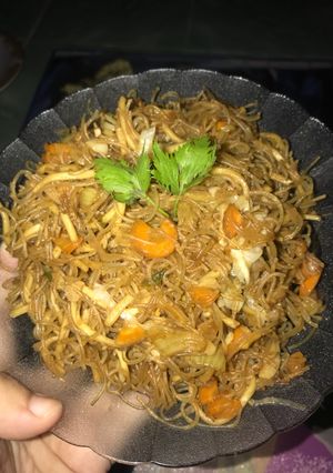 Foto resep Japchae (bihun goreng)
