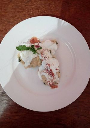 Una foto de Tamales de vegetales con queso