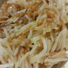A picture of Sweet jaggery powder rice.