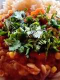 Tomaticán de lentejas