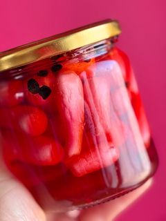 Hình của món Củ Cải Đỏ Mini Ngâm Chua Ngọt.