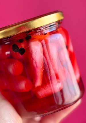 Hình của món Củ Cải Đỏ Mini Ngâm Chua Ngọt.