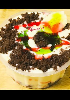 A picture of Banana custard dessert.