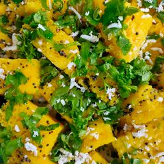 Khaman (Halwai style) A picture of Khaman (Halwai style).