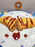 Japanese omurice! *arroz con omelette*