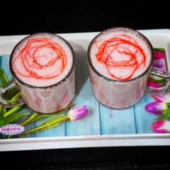 A picture of Strawberry milkshake.